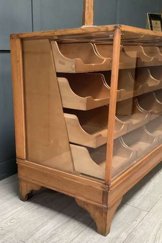 Oak & Beech Shop 1950s Haberdashery Shop Display Counter