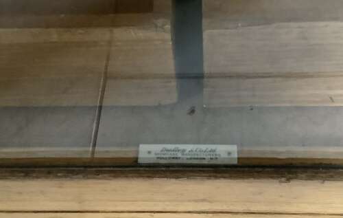 16 Drawer Oak Haberdashery Display Counter 1920s