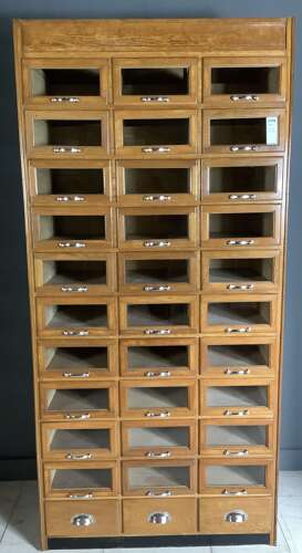 33 Drawer Tall Haberdashery Cabinet Unit