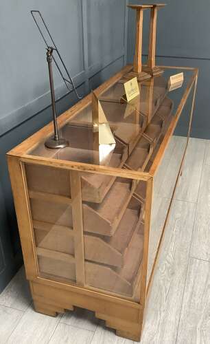 16 Drawer Oak Shop Deco Haberdashery Display Counter
