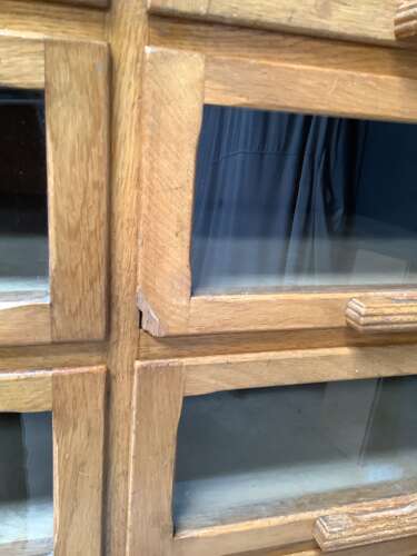 1930's Oak 20 Drawer Tall Haberdashery Cabinet