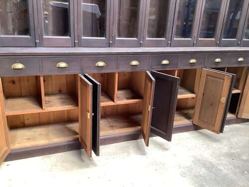 Large Country Estate Bookcase Display Cabinet