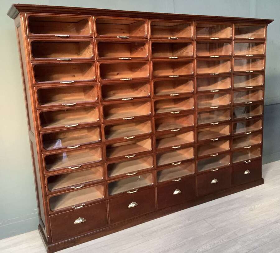 Victorian Haberdashery Shop Display Drawer Unit