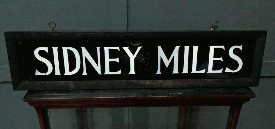 1940's Sidney Miles Shop Display Sign