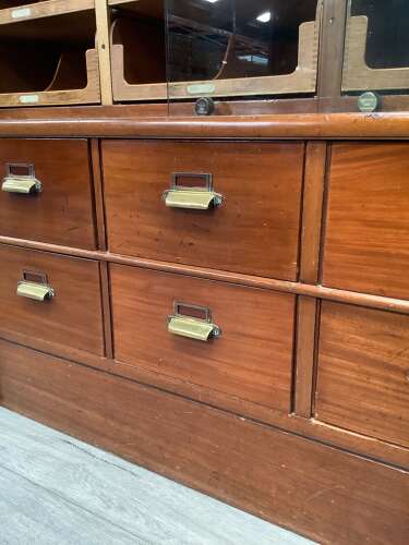 Antique Shop Haberdashery Drawer Unit