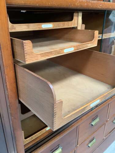 Antique Shop Haberdashery Drawer Unit