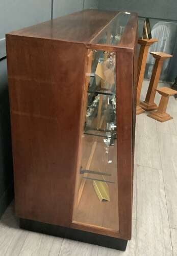1950s 34 Drawer Shop Haberdashery Display Cabinet Mahogany, Beech & Glass