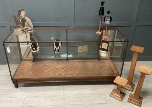 Mahogany Shop Display Counter Cabinet