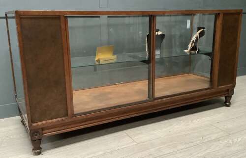 Mahogany Shop Display Counter Cabinet