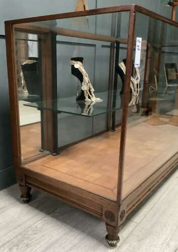 Mahogany Shop Display Counter Cabinet
