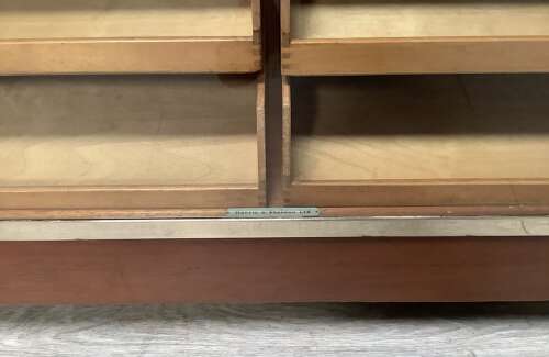 20 Drawer Mahogany Shop Display Counter Cabinet