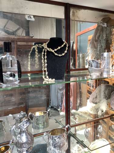 4 Door Mahogany Victorian Shop Display Cabinet