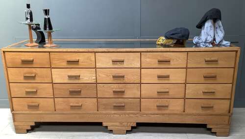 20 Drawer Shop Haberdashery Display Counter