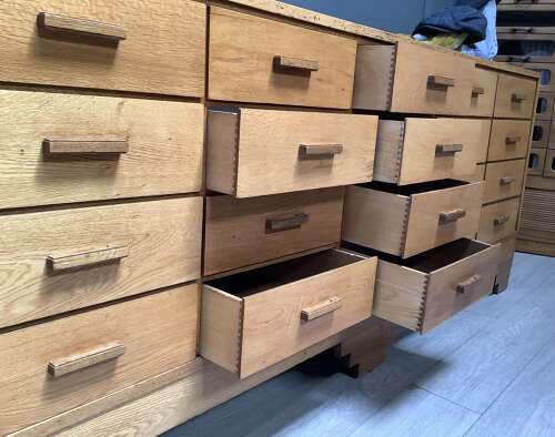 20 Drawer Shop Haberdashery Display Counter