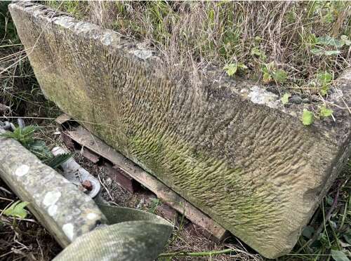 Large Antique Natural Stone Garden Trough
