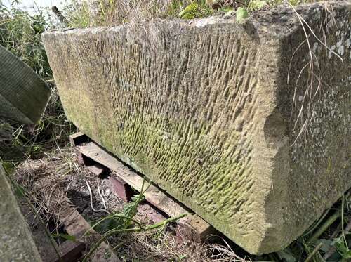 Large Antique Natural Stone Garden Trough
