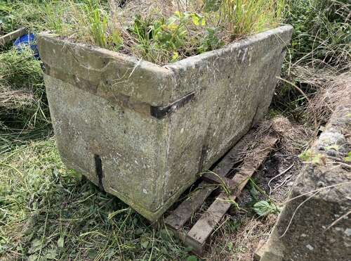 Large Antique Natural stone Garden Trough
