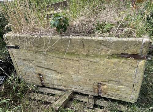 Large Antique Natural stone Garden Trough