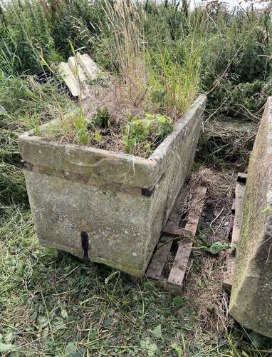 Large Antique Natural stone Garden Trough