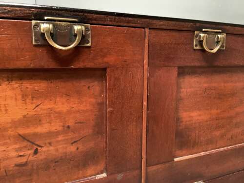 F. Sage & Co London Mahogany Ebonised Jewellery Shop Display Counter  Cabinet